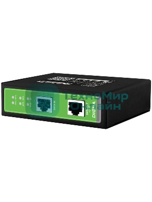 Инжектор PoE Digma DNP90W48GDXM 10/100/1000BASE-T 90Вт 37-57В(DC)