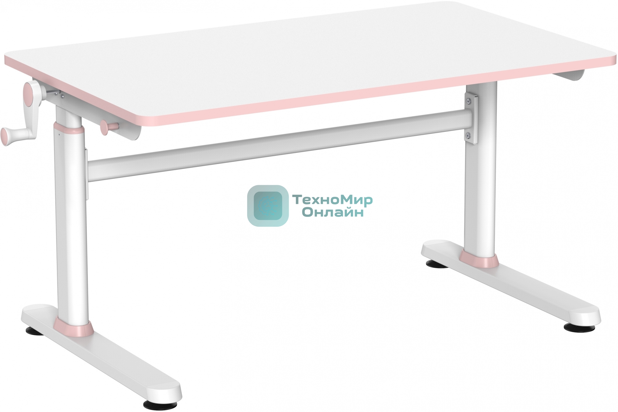 Стол детский Cactus CS-KD-PK столешница МДФ, розовый 100x80x60см