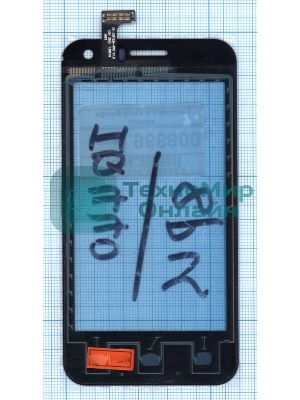 Сенсорное стекло (тачскрин) для Airis TM475, черное