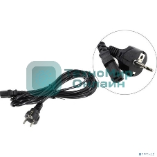 Кабель питания ExeGate Special PC-5S (Евровилка Schuko->С13) 3*0.5, CCA, черный, 5м