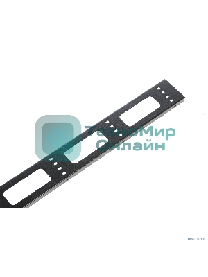 Вертикальный кабельный органайзер ЦМО для стойки внешний с окнами, ширина 95мм 42U, черный (ВКО-СТК-42-9005)