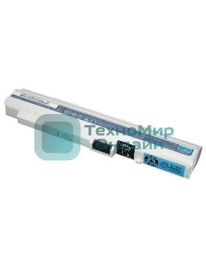 Аккумуляторная батарея для ноутбука Acer Aspire One ZG-5 D150 A110 A150 531h 11.1V 5200mAh OEM белая