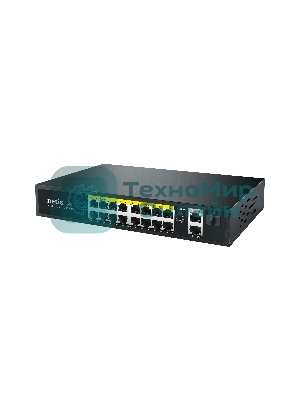 Коммутатор Netis 16PORT 10/100M 16POE+2XGE+SFP P116GH