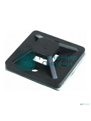 Площадка самоклеящаяся Rexant 20х20 мм, черная (10 шт/уп)