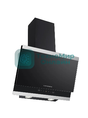 Вытяжка каминная Kuppersberg High-Tech F 603 Bx черно-серебристая, 59.5 см, 850 куб. м/ч, 53 дБ