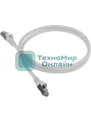 Патч-корд LANMASTER LSZH FTP кат.6, 2.0 м, белый