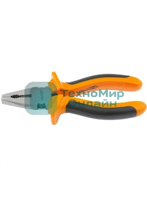 Плоскогубцы Sparta comfort 200 мм, комбинированные, шлифованные двухкомпонентные рукоятки