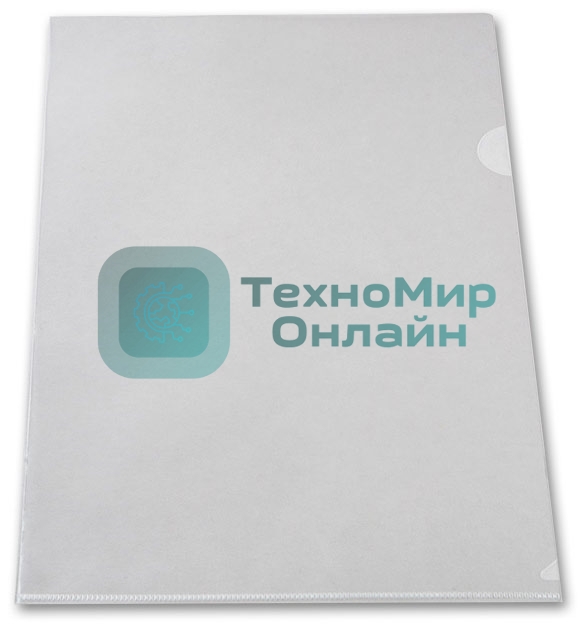 Папка-уголок Бюрократ -E310/1CLEAR A4, пластик, 0.18мм, прозрачный