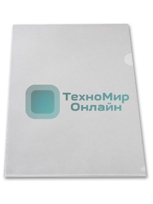 Папка-уголок Бюрократ -E310/1CLEAR A4, пластик, 0.18мм, прозрачный