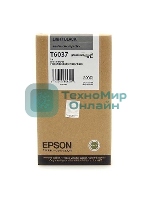 Картридж струйный Epson C13T603700 серый (220 мл) для Epson St Pro 7800/9800/7880/9880