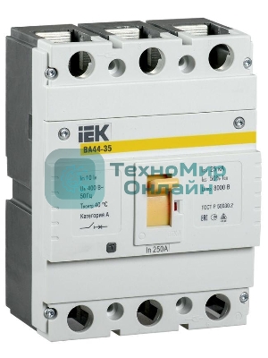 Выключатель автоматический IEK SVA4410-3-0250 ВА44 35 3Р 250A 15кА