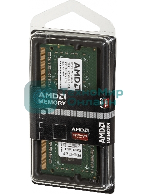 Оперативная память AMD Radeon R5, DDR3, 4GB (1x4GB), 1600MHz, CL11, SO-DIMM