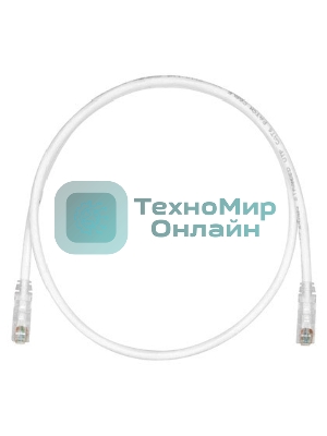 Кабель Патч-корд Panduit UTPSP5MY вилка RJ-45-вилка RJ-45 кат.6 5м белый ПВХ