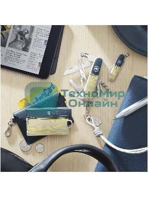 Швейцарская карта Victorinox Swiss Card Classic New York Style (0.7100.E223) зеленый коробка подарочная