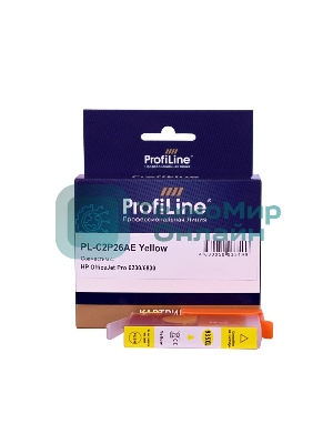 Картридж струйный ProfiLine PL-C2P26AE (№935XL) для принтеров HP OfficeJet Pro 6230/6830 с чернилами на водной основе Yellow
