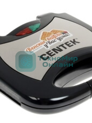 Вафельница Centek CT-1447,800 Вт. ВЕНСКИЕ ВАФЛИ анти пригарное покрытие, нагрев до 220 гр (в уп. 8 шт)