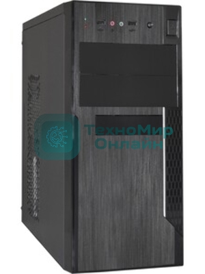 Компьютерный корпус Minitower ExeGate EX283242RUS MA-373X-UN400 Black, mATX (UN400, 120мм) 2*USB, Audio