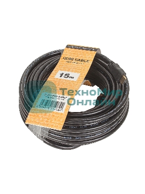 Кабель цифровой TV-COM HDMI19M to HDMI19M, V1.4+3D, 15m CG150S-15M