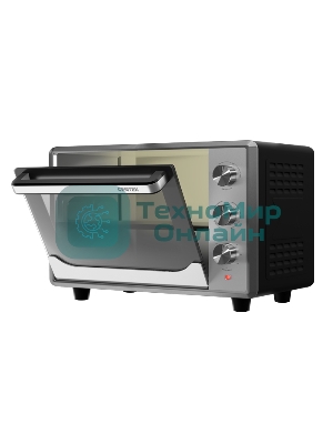 Мини-печь Centek CT-1540 Convection (сталь) 50л 2000 Вт, двойн стекло, внутр подсветка, max 320°