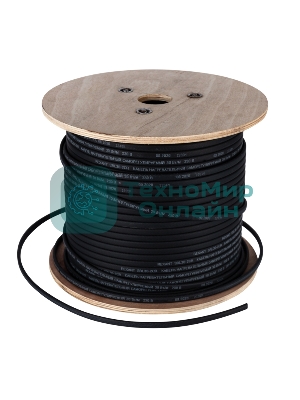 Саморегулируемый греющий кабель Rexant экранированный, 40КНС 2ЛТГ-ЭЛ 65/85, UV (40 Вт/1 м), 200 м