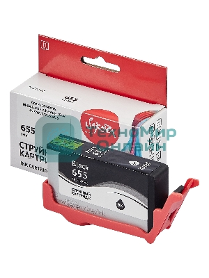 Картридж струйный Sakura CZ109AE (№655 Black) для HP, черный, 11 мл., 600 к.