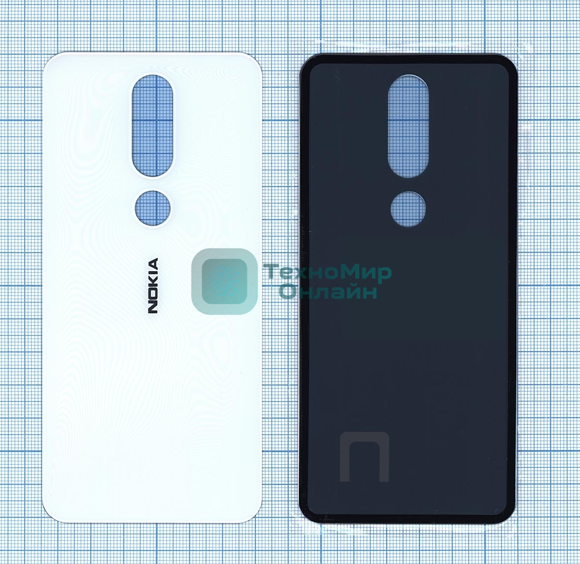 Задняя крышка для Nokia X6 белый