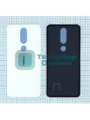 Задняя крышка для Nokia X6 белый