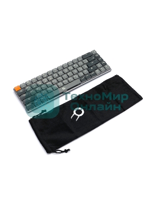 Клавиатура беспроводная Gembird KBW-7 Bluetooth, USB серая