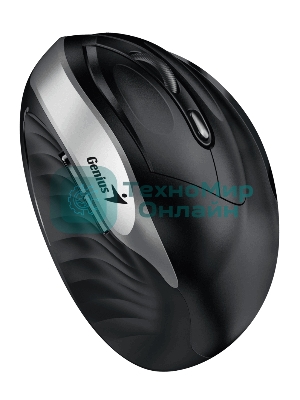 Мышь беспроводная Genius Ergo 8250S серебристый, 1600 dpi, радиоканал, USB, кнопки - 6