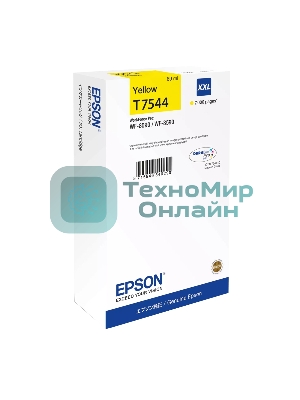Картридж струйный Epson T7544 желтый экстраповышенной емкости для WF-8090/8590