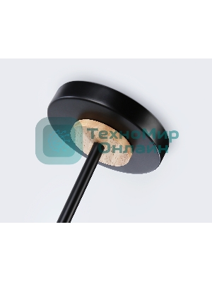 Светильник Ambrella light TR8244/2 BK/LWD черный/светлое дерево E27/2 max 40W 590*165*220