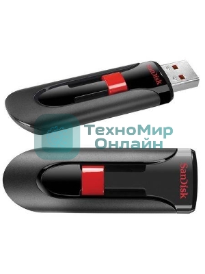 Флешка USB SanDisk USB 128Gb, Cruzer Glide SDCZ60-128G-B35