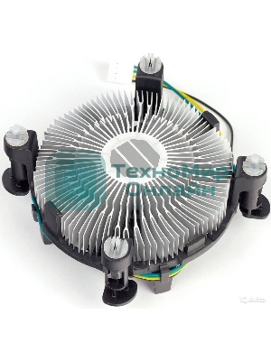 Кулер Intel E97379 серебристый/черный 90мм алюминий 2500rpm 27db 4-pin 73W 58мм