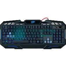 Клавиатура проводная Defender Doom Keeper GK-100DL RU, USB, черный
