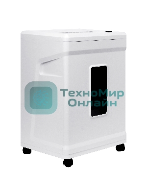 Шредер ГЕЛЕОС УМ26-5 (DIN P-5) фрагмент 1,9x10мм, 11 листов (70гр./м²), 26 литров, Уничт.скобы,скрепки,пл.карты,CD