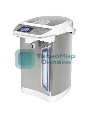 Термопот Mystery MTP-2442 4.5л. 700Вт серебристый/белый