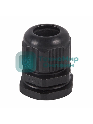 Кабельный ввод Rexant PG-29 (18-25 мм) черный