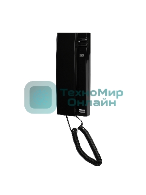 Трубка домофона с индикатором и регулировкой звука Rexant RX-320 черная