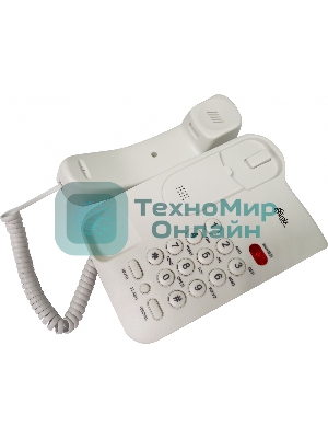 Телефон проводной Ritmix RT-311 белый