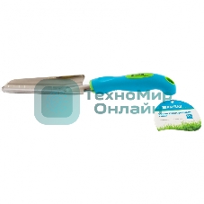 Совок посадочный узкий Palisad PREMIUM PLUS 60х315 мм, нерж. сталь, двухкомпонентная рукоятка