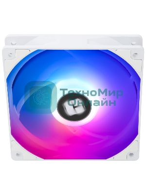 Кулер для корпуса Thermalright TL-C12CW-S (120x120x25мм, 4-pin PWM, ARGb, 66.17CFM, 25.6dBA, 1550RPM, белый)