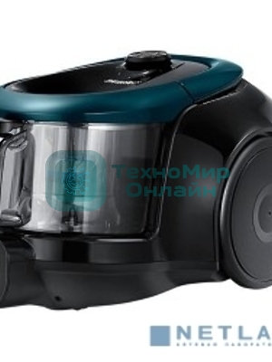 Пылесос Samsung VC18M21C0VN/EV зеленый/черный, 380/1800 Вт, уборка сухой, пылесборник контейнер 1.5 л