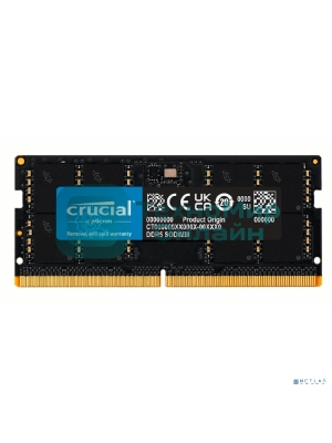 Оперативная память Crucial, DDR5, 32GB (1x32GB), 5600MHz, CL46 SO-DIMM