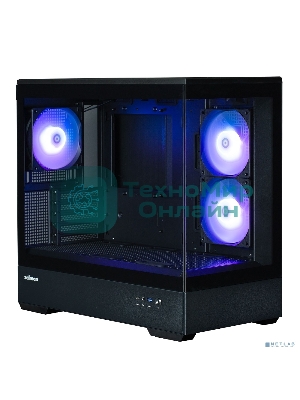 Компьютерный корпус ZALMAN P30 V2, MATX, черный, WINDOW, 2x3.5