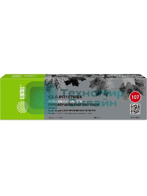 Картридж перезаправляемый струйный Cactus CS-R-PFI107MBK черный матовый для Canon imageProGRAF iPF670/680/685/770/780/785 без чипа
