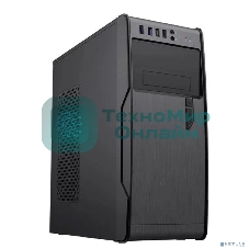 Компьютерный корпус PowerCool без ТМ, S1008BK-2U3C-NP NP (MidiTower, БЕЗ БП, черный, 2*USB3.0+2*USB Type-C +HD Audio)