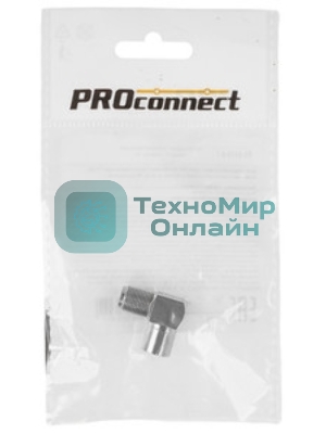 Переходник PROconnect гнездо F - гнездо TV
