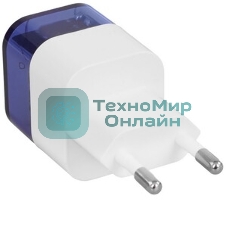 Сетевое зарядное устройство HOCO (6931474798381) C125Aaa Transparent Blue