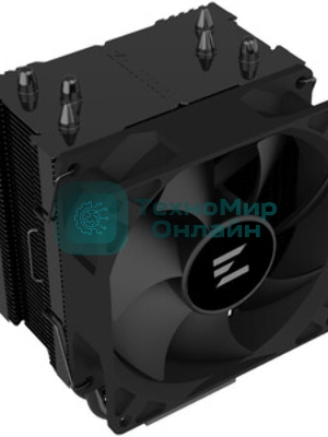 Кулер ZALMAN CNPS4X BLACK V2, 92мм FAN, 3 HEAT PIPES, 4-PIN PWM, 800-2000 RPM, 29DBA, HYDRO BEARING, LGA1851/1700, AM5/AM4, screw type installation