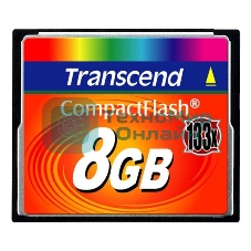 Флеш карта CF 8Gb Transcend TS8GCF133 w/o adapter